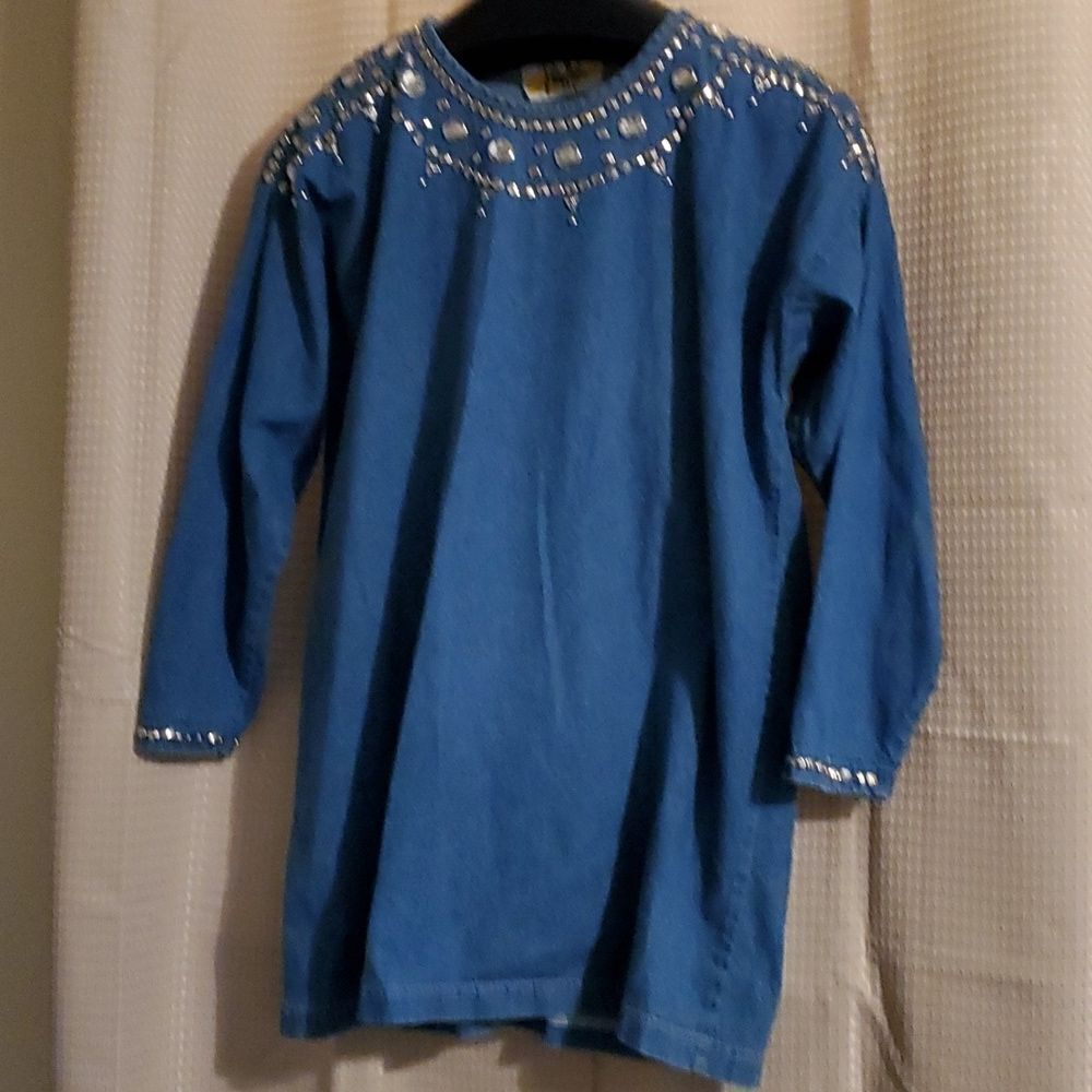 VINTAGE PHILIP NOEL DENIM long sleeve shirt  blue wash